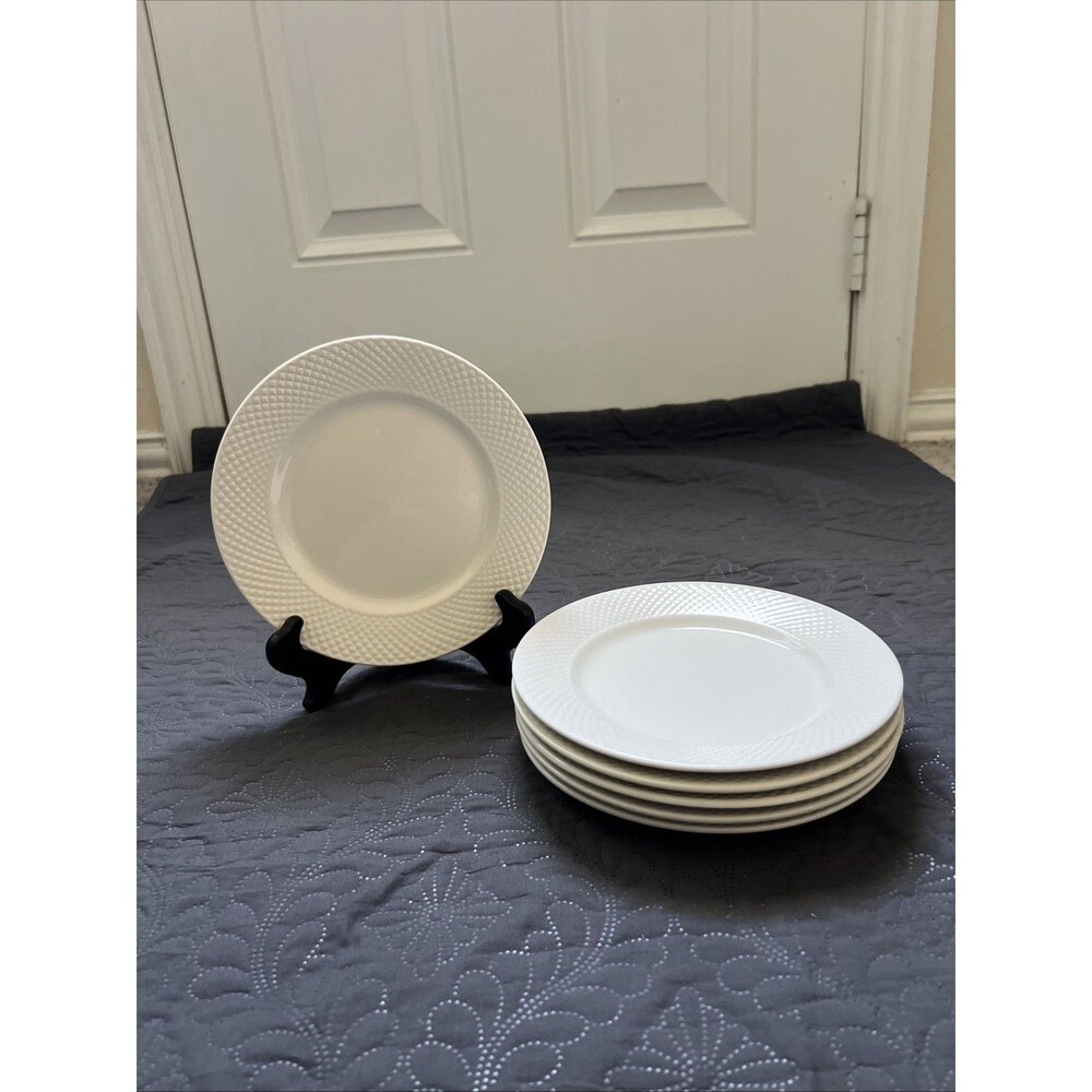 Denmark Tools for Cooks - Amelia White Salad Plate 8" Diameter 6pc Home Server
